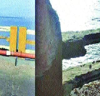 Naveedarbeli, Sukhi bridge's drought | नवेदरबेली, आक्षी पुलाची दुरवस्था