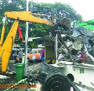 Action on unauthorized constructions | अनधिकृत बांधकामांवर कारवाई