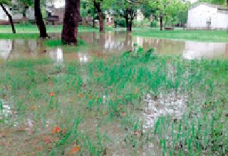 The angle occurred in the water ... | आंजी झाले जलमय... The angle occurred in the water ... | आंजी झाले जलमय...