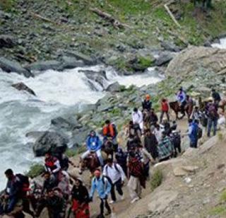Amarnath Yatra of Nashik leaves towards Sukhodi, Jammu | नाशिकचे अमरनाथ यात्रेकरू सुखरूप, जम्मूच्या दिशेने रवाना