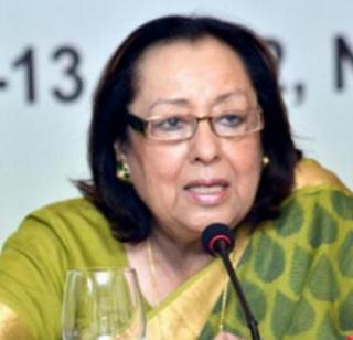 Union Minority Minister Najma Heptullah resigns | केंद्रीय अल्पसंख्याक मंत्री नजमा हेपतुल्ला यांचा राजीनामा Union Minority Minister Najma Heptullah resigns | केंद्रीय अल्पसंख्याक मंत्री नजमा हेपतुल्ला यांचा राजीनामा