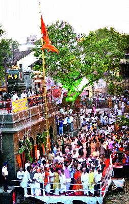 Goddess Dharmasadha in Brahamnada | ब्रह्मनादात दिमाखात फडकली धर्मध्वजा