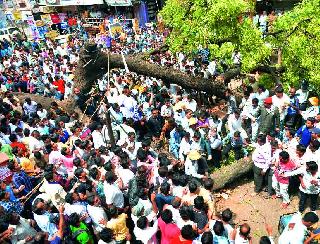 Accidental avoidance! | दुर्घटना टळली !