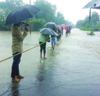 Rainfall in Palghar | पालघरमध्ये पावसाचे थैमान