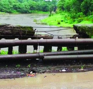 The last element to calculate the bridge in the Dandaguri | दांडगुरीतील पूल मोजतोय अखेरची घटका