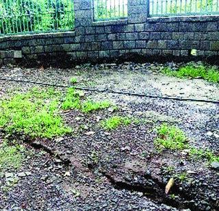 Elephanta caves crack in the surrounding area | एलिफंटा लेणी परिसरात तडे