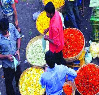 The flowering rate of the flower catches the garnet | फुलांचे दर भिडले गगनाला