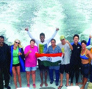 Prabhat crossed the California creek | प्रभातने पार केली कॅलिफोर्नियातील खाडी