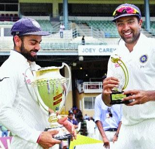 Saha, Ashwin series honors | साहा, अश्विन मालिकेचे मानकरी