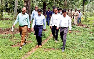 The forest was scattered by the chief conservators | मुख्य वनसंरक्षकांनी पिंजून काढला जंगल