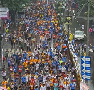 Thane Rain Marathon Tournament | ठाण्यात वर्षा मॅरेथॉन स्पर्धेला सुरुवात