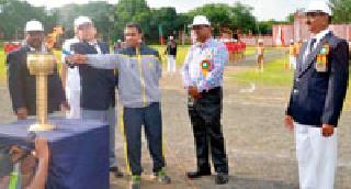 Inauguration of rainy police sports competition | पावसाळी पोलीस क्रीडा स्पर्धाचे उद्घाटन Inauguration of rainy police sports competition | पावसाळी पोलीस क्रीडा स्पर्धाचे उद्घाटन