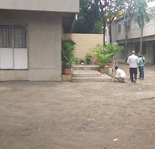 Measurement of Pankaj Bhujbal's bungalow and office | पंकज भुजबळांच्या बंगला आणि कार्यालयाचे मोजमाप Measurement of Pankaj Bhujbal's bungalow and office | पंकज भुजबळांच्या बंगला आणि कार्यालयाचे मोजमाप