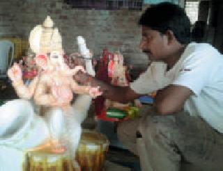 Text to Wardha's public Ganeshotsav | वर्धेकरांची सार्वजनिक गणेशोत्सवाकडे पाठ Text to Wardha's public Ganeshotsav | वर्धेकरांची सार्वजनिक गणेशोत्सवाकडे पाठ