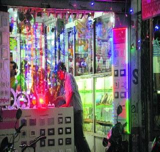 The 'LED' look at Ganeshotsav | गणेशोत्सवाला ‘एलईडी’ची आरास The 'LED' look at Ganeshotsav | गणेशोत्सवाला ‘एलईडी’ची आरास