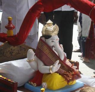 205 Places in Washim: One Village - One Ganpati | वाशिममध्ये २०५ ठिकाणी ‘एक गाव-एक गणपती’