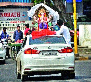 Establishment of Shree from 91 congregations in Satpur | सातपूरमध्ये ९१ मंडळांकडून श्रींची स्थापना