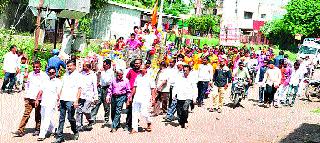 Laalgawi Durgamata Idol Pranpritishtha celebrations started | लासलगावी दुर्गामाता मूर्ती प्राणप्रतिष्ठा सोहळ्यास प्रारंभ