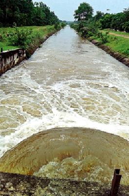 Water pump | सोंड्याटोल्यातून पाण्याचा उपसा Water pump | सोंड्याटोल्यातून पाण्याचा उपसा