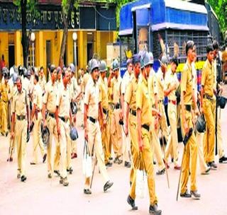 Sure police settlement during Ganeshotsav | गणेशोत्सवादरम्यान चोख पोलीस बंदोबस्त Sure police settlement during Ganeshotsav | गणेशोत्सवादरम्यान चोख पोलीस बंदोबस्त