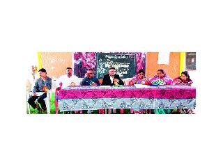 Felicitated by Lakhmapur Gram Panchayat | लखमापूर ग्रामपंचायतीतर्फे सत्कार