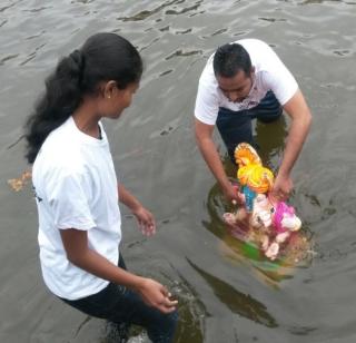 Alandi municipal activity was done for the protection of Indraani | इंद्रायणीच्या रक्षणार्थ आळंदी पालिकेचा उपक्रम ठरला विदायक