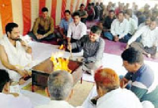 Jain Kelly Vishwakarma Pooja | जवानांनी केली विश्वकर्मा पूजा