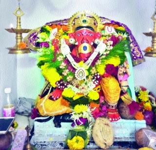 Ganesh festival celebrates Ganesh festival in Vasant patri | वसईत पितृपक्षात होतो साखरचौथीचा गणपती उत्सव Ganesh festival celebrates Ganesh festival in Vasant patri | वसईत पितृपक्षात होतो साखरचौथीचा गणपती उत्सव