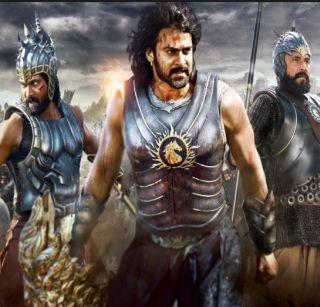 Release of the famous movie 'Bahubali 2' logo | बहुचर्चित सिनेमा 'बाहुबली 2'चा लोगो रिलीज Release of the famous movie 'Bahubali 2' logo | बहुचर्चित सिनेमा 'बाहुबली 2'चा लोगो रिलीज