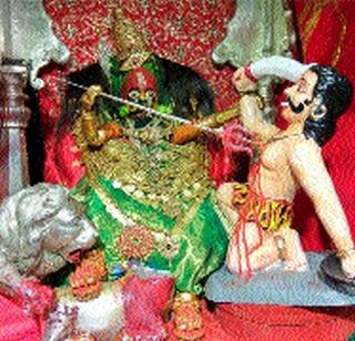 Alangar Mahapooja as the mother of the Tulabhbhavani mother, Mahishasur Mardini | तुळजाभवानी मातेची महिषासूर मर्दिनी रूपात अलंकार महापूजा Alangar Mahapooja as the mother of the Tulabhbhavani mother, Mahishasur Mardini | तुळजाभवानी मातेची महिषासूर मर्दिनी रूपात अलंकार महापूजा