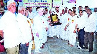 Banyushujan of Jain station | जैन स्थानकाचे भूमिपूजन