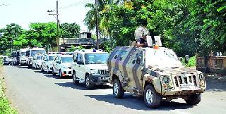 Circulation of the police force | पोलीस दलाचे संचलन