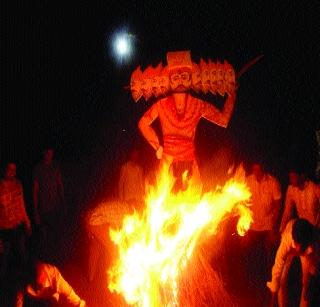 Combustion made in many villages of the rich highway | समृद्ध महामार्गाचे अनेक गावांत केले दहन