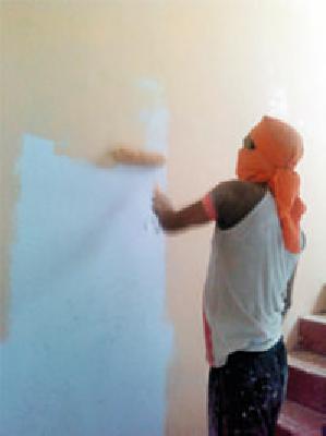 Artist's Day for Colored Artisans | रंगरंगोटीचे काम करणाऱ्या कारागिरांना सुगीचे दिवस