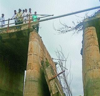 Start the broken bridge work | तुटलेल्या पुलाचे काम सुरू करा Start the broken bridge work | तुटलेल्या पुलाचे काम सुरू करा