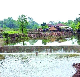 Water in the ocean due to hydroelectricity ... | ‘जलयुक्त’मुळे ओलमणमध्ये पाणी...