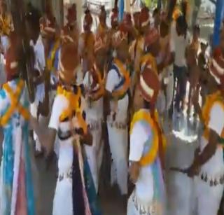 Ghar Nritya Festival on the border of Maharashtra Gujarat on Diwali | महाराष्ट्र गुजरात सीमेवर दिवाळीनिमित्त घोर नृत्योत्सव