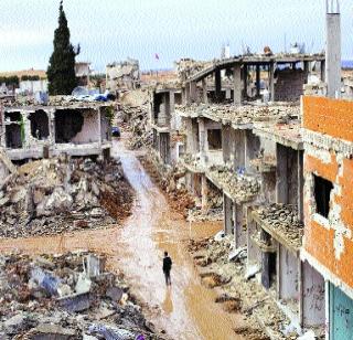 3 million in Syria war, 48 lakh refugees | सीरियातील युद्धात ३ लाख ठार, ४८ लाख निर्वासित 3 million in Syria war, 48 lakh refugees | सीरियातील युद्धात ३ लाख ठार, ४८ लाख निर्वासित