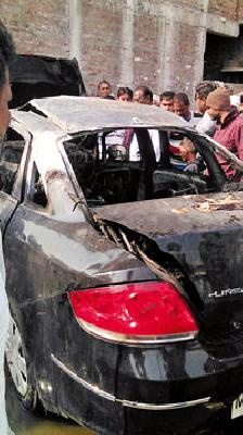 Fire the car in the fire | आगीत कार भस्मसात