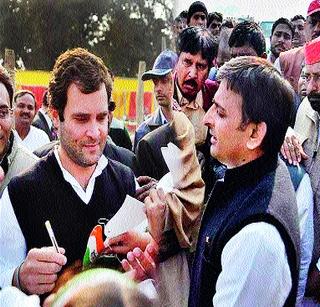 Uttar Pradesh will stop the cycle in front of the lotus? | उत्तर प्रदेशमध्ये सायकल रोखणार कमळाची आगेकूच? Uttar Pradesh will stop the cycle in front of the lotus? | उत्तर प्रदेशमध्ये सायकल रोखणार कमळाची आगेकूच?