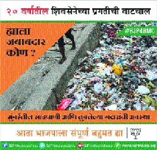 BJP posters in front of Shiv Sena | भाजपाची शिवसेनेविरोधात पोस्टरबाजी BJP posters in front of Shiv Sena | भाजपाची शिवसेनेविरोधात पोस्टरबाजी