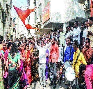 Shivsena's jolt | शिवसेनेचा जल्लोष Shivsena's jolt | शिवसेनेचा जल्लोष