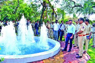 'Hiranya' garden in police station | पोलीस ठाण्यात ‘हिरण्य’ उद्यान 'Hiranya' garden in police station | पोलीस ठाण्यात ‘हिरण्य’ उद्यान