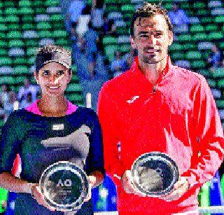 In the mixed doubles, Sania-Dodig Jodi was the runner-up | मिश्र दुहेरीत सानिया-डोडिग जोडीला उपविजेतेपद In the mixed doubles, Sania-Dodig Jodi was the runner-up | मिश्र दुहेरीत सानिया-डोडिग जोडीला उपविजेतेपद