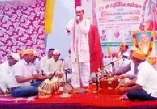 Jai Gurudev's alarm in Nanda city | नांदा नगरीत जय गुरुदेवचा गजर