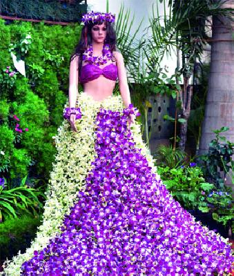 Sophistication of many flowers of Nashikkar | अनेकविध फुलांची नाशिककरांना मोहिनी