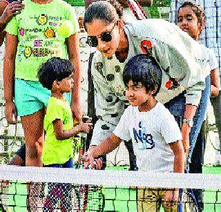 Sania Tennis Academy | चिमुकल्यांसाठी सानियाची टेनिस अकादमी Sania Tennis Academy | चिमुकल्यांसाठी सानियाची टेनिस अकादमी