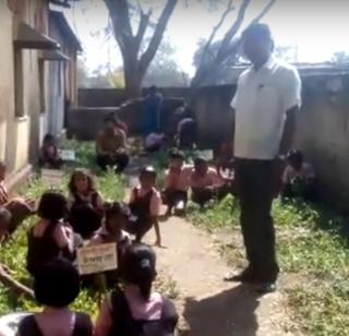 VIDEO - Schoolyard Flourished Vegetable School | VIDEO- शाळेत फुलविला भाजीपाल्याचा मळा