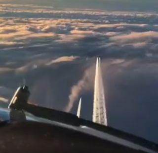 The Mumbai-London Airplane collapsed, Germany sent fighter aircraft | मुंबई-लंडन विमानाचा तुटला संपर्क, जर्मनीनं पाठवली लढाऊ विमानं