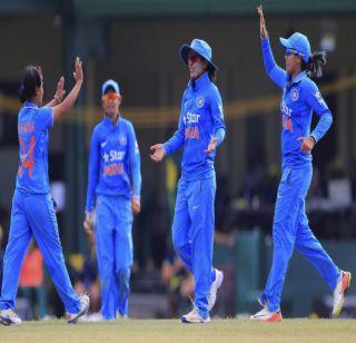 Indian women's cricket team win Pak | भारतीय महिला क्रिकेट संघानं पाकवर मिळवला विजय Indian women's cricket team win Pak | भारतीय महिला क्रिकेट संघानं पाकवर मिळवला विजय